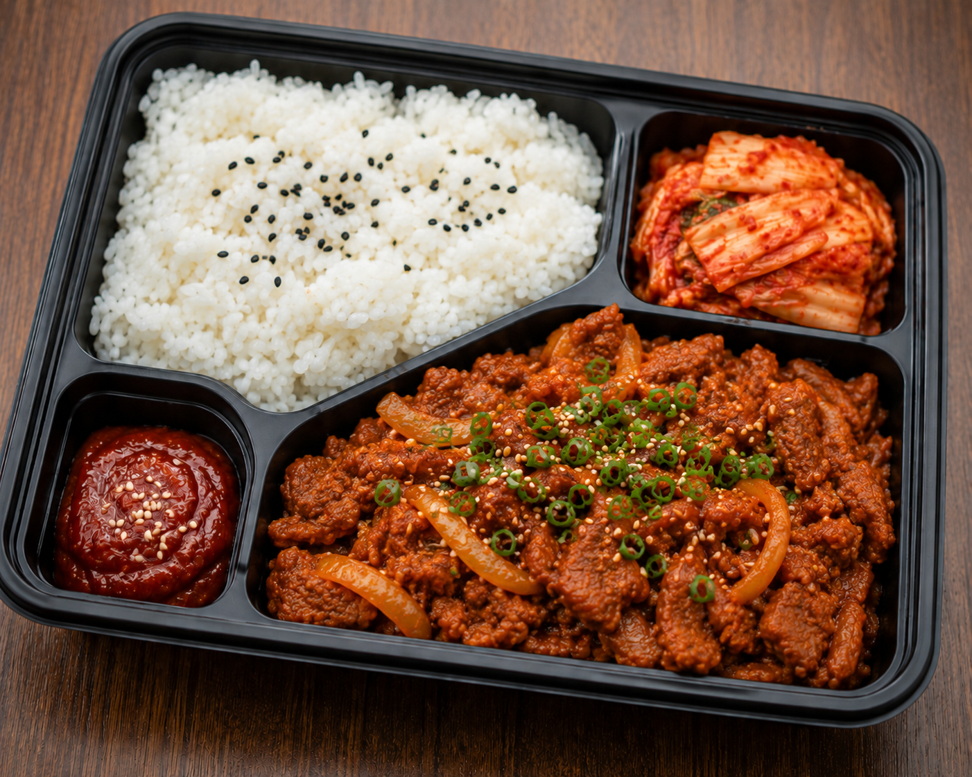 Spicy Pork Bulgogi Bento Box